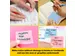 Bloc-mémos Post-it 3M 73x73mm rose transparent