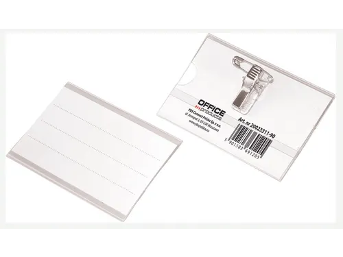 Office Products Badge met Combiklem 90x57mm
