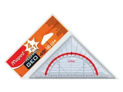 Geodriehoek Maped 277747 16cm 45 Graden Transparant