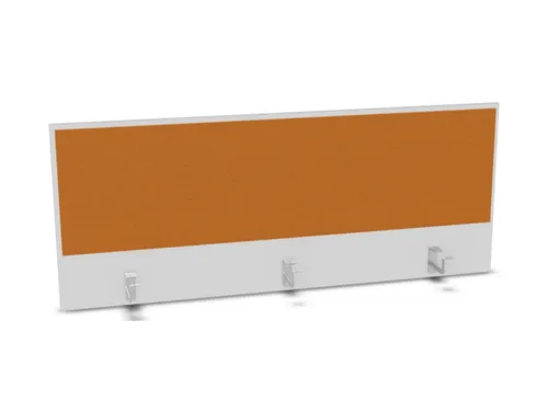 opzetpaneel,v. bureau,aanbouw achter,B 1400mm,Bl-wit,BN3005-geel