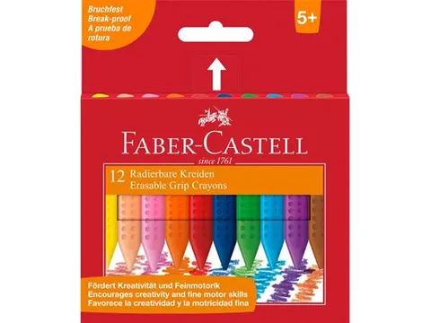 krijt Faber-Castell GRIP doos 12 stuks
