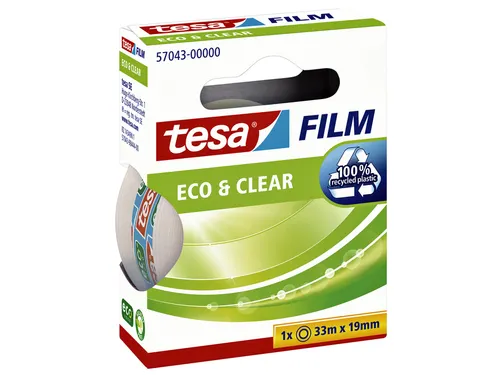 Plakband Tesa 57043 eco&clear 19mmx33m