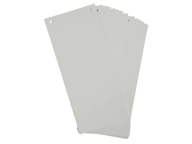 Tabstroken horiz180g perfo 105X240 grijs