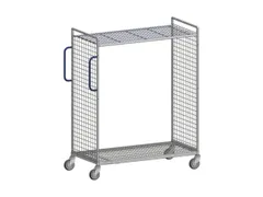 Verzamelwagen,Draagverm. 150Kg,2Etage(S),Draadgaasbodem,Verz.