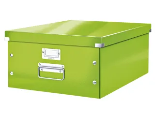 Opbergbox WOW Click & Store 369x200x482mm groen 85% gerecycled karton - 1