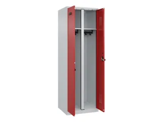 locker voor scheiding van kleding,HxBxD 1850x600x500mm,2vak - 1