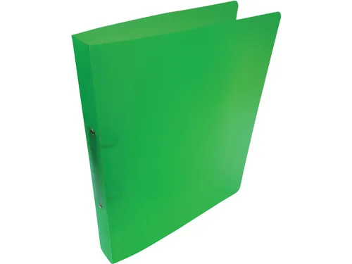 ringmap, voor ft A4, uit PP, 2 ringen van 25mm, transparant gro