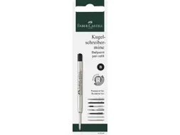Vulling Faber-Castell Hexo balpen, B, Zwart op blisterkaart
