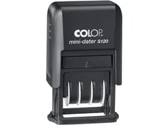 Tampon dateur Colop Printer Mini S 120 Néerlandais noir