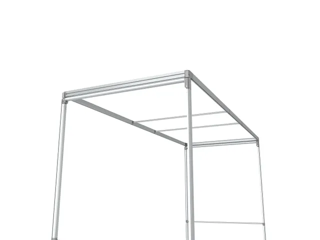 FlexFrame Modulair systeem Dak 100x250cm Zilver frame