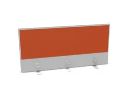 opzetpaneel bureau aanbouw achter MP-lichtgrijs BN3012-oranje 1200mm