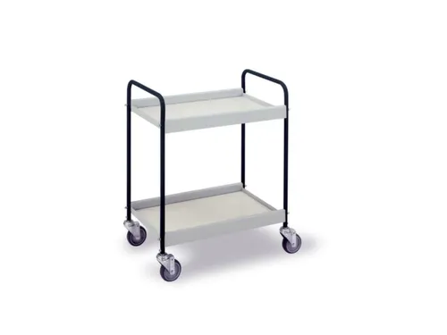 Universele Wagen Staalbuis 40kg 625x390mm 2 Etages Diepzwart