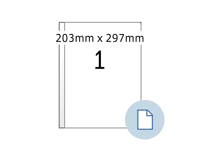 Etiket HERMA 8401 A4 EXPRESS 500 203x297mm wit 500stuks