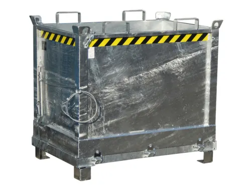 klapbodemcontainer,HxLxB 1160x800x1200mm,0,75m³,hijsogen,vorksloffen