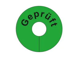 signaalring,v. gaasbox,“Getest”,v. opsteken,PVC,groen