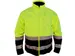 M-Wear 1300 softshell jas Fluo Geel Marine Blauw Maat XXL