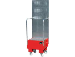 verrijdbare opvangbak,v. 1x60l vat,opvangvol. 60l,HxBxD 1775x590x570mm