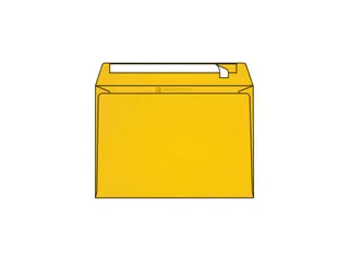 Gekleurde Envelop 120 gram C5 162x229mm Goudgeel 250 Stuks - 1