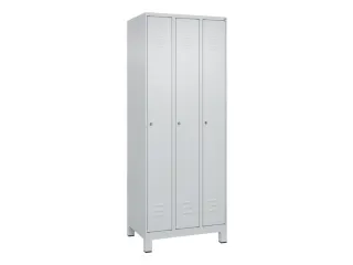 locker,HxBxD 1950x750x500mm,3vak,vak B 250mm,cil.-slot,voeten - 1