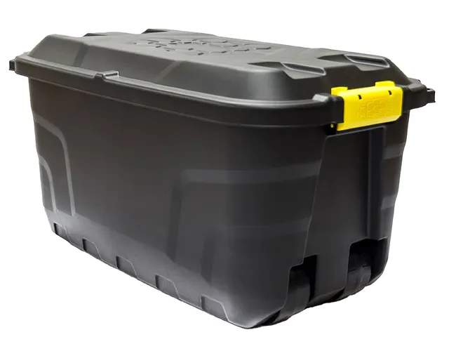 Opbergbox Bankers Box 75 Liter wielen robuust zwart