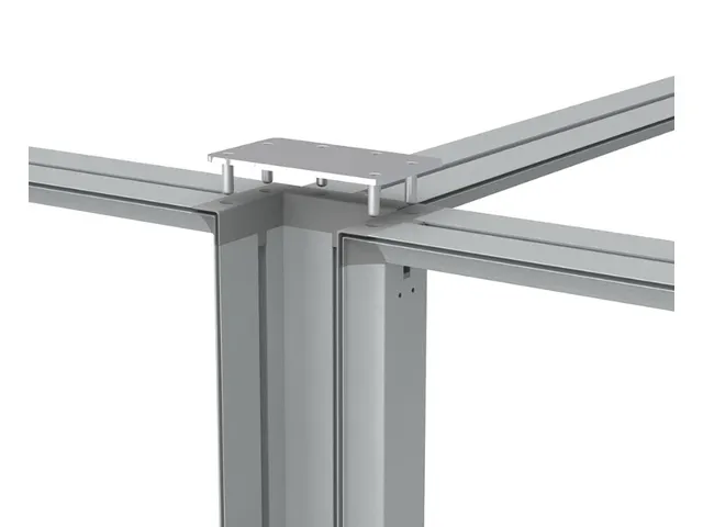 Brightbox Pro Flex T-connector voor 3 Beurswanden met ruimte voor elek