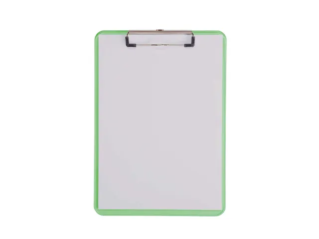 Klembord MAUL A4 staand transparant PS neon groen