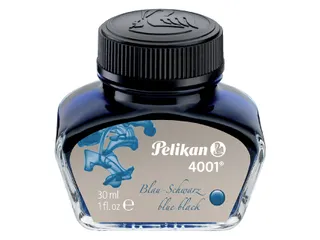 Vulpeninkt Pelikan 4001 30ml blauw/zwart - 1