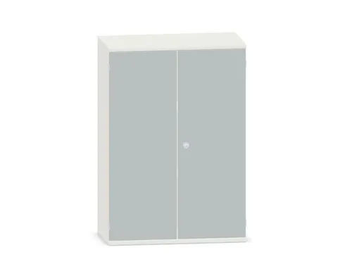 kantoorkast,HxBxD 1150x800x430mm,decor romp wit,decor front lichtgrijs