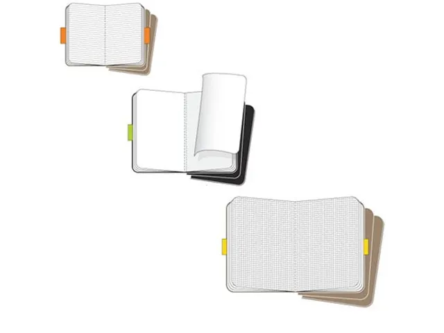 Schrift Moleskine Lijn Pocket Zwart 90x140mm