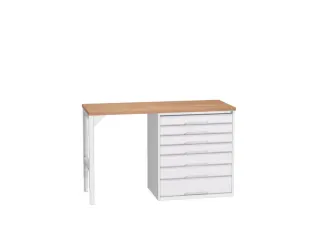 werkbank,HxBxD 930x1500x600mm,multiplexblad,2voeten/1container - 1