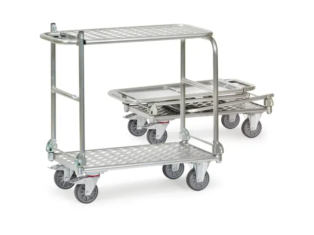 Aluminium Opklapbare Wagens 1180 200kg Laadvlak 720x450mm