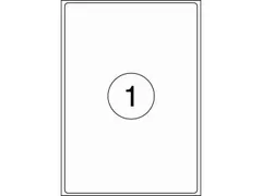 Etiket Rillstab 199.6x289.1mm Wit