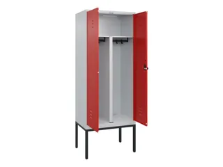 PBM-locker,HxBxD 2120x800x500mm,2vak,vak B 400mm,draaigrendel - 2