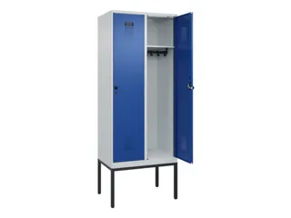 locker,HxBxD 2120x800x500mm,2vak,vak B 400mm,draaigrendel - 1