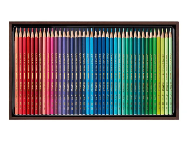 Kleurpotloden Caran d'Ache Prismalo 80stuks houten doos ass