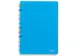 schrift Tutti Frutti A4, gelijnd, transparant blauw