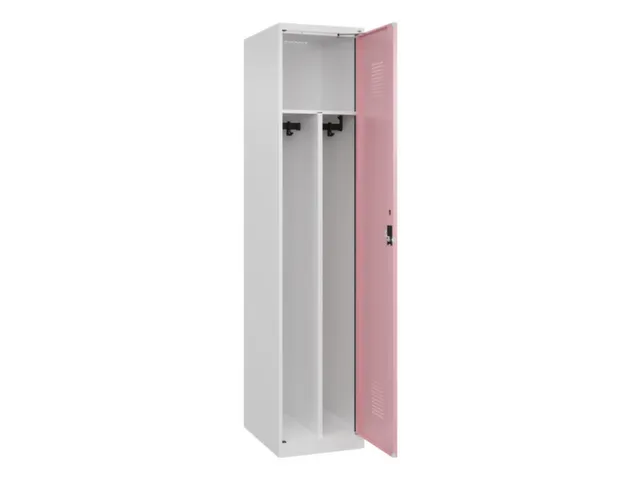 locker voor scheiding van kleding,HxBxD 1850x400x500mm,1vak