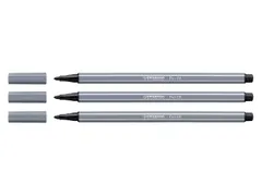 Viltstift STABILO Pen 68/96 medium donkergrijs