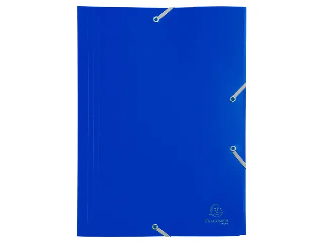 Elastomap A4 Assorti 3 Kleppen Polypropyleen 4/10de Ondoorschijnend