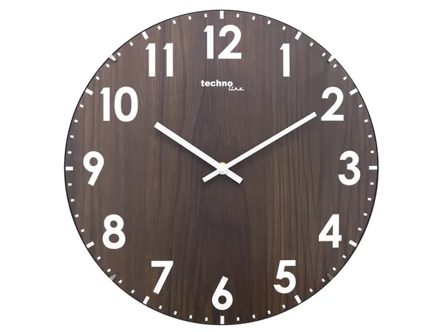 Wandklok Technoline WT 7431 36 cm bruin
