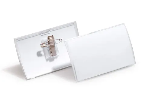 Badge Durable 8214 Click Fold met combiklem 54x90mm Voordeelbundel