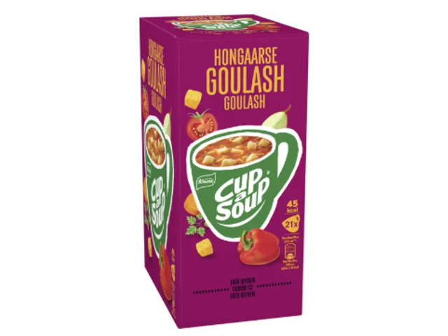 Cup a Soup Knorr Hongaarse goulash 175ml Soep doos 21 stuks