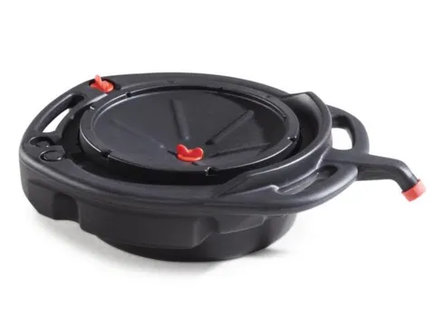 opvangbak,opvangvol. 8l,HxBxD 130x410x580mm,kunststof,grijs,rond