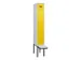 locker met bank,voor scheiding van kleding,HxBxD 2120x300x815mm,1vak
