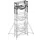 rolsteiger,1platform(s),1luik,platform BxD 2080x610mm,aluminium