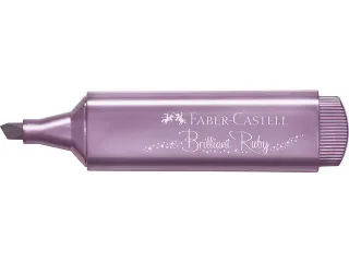 Tekstmarker Faber Castell Metallic robijn - 3
