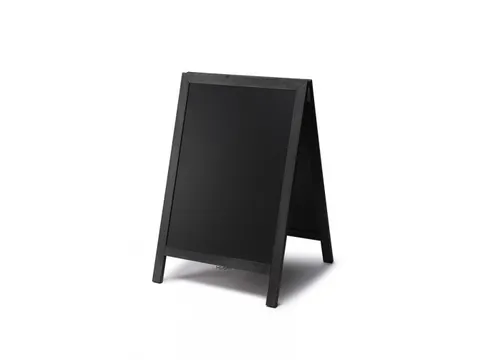 Krijtstoepbord Zwart 55x85cm