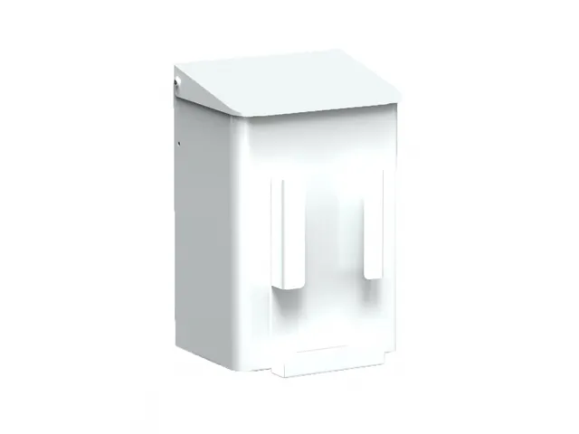 Hygiënebak 6 Liter Wit Met Zakjeshouder