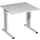 Bureau C-Poot Hxbxd 680-820X800X800Mm Lichtgrijs