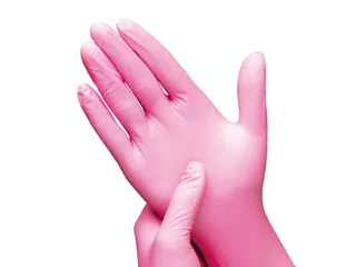 Handschoen Hynex nitril S roze 3.5gr 100 stuks - 3